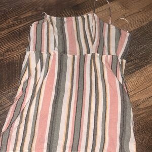 Striped Sleeveless Dress